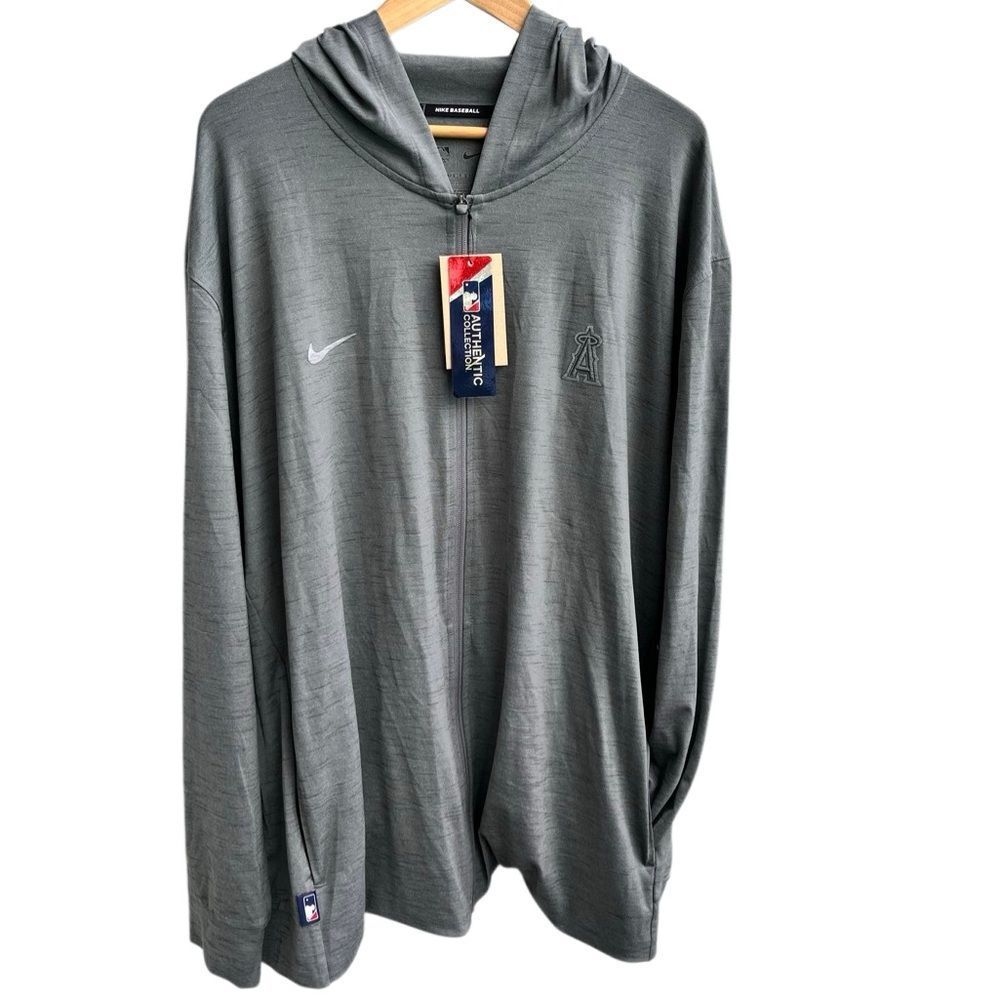 Nike MLB Authentic LA Angels Dri-FIT Full Zip Jacket 3XL NWT